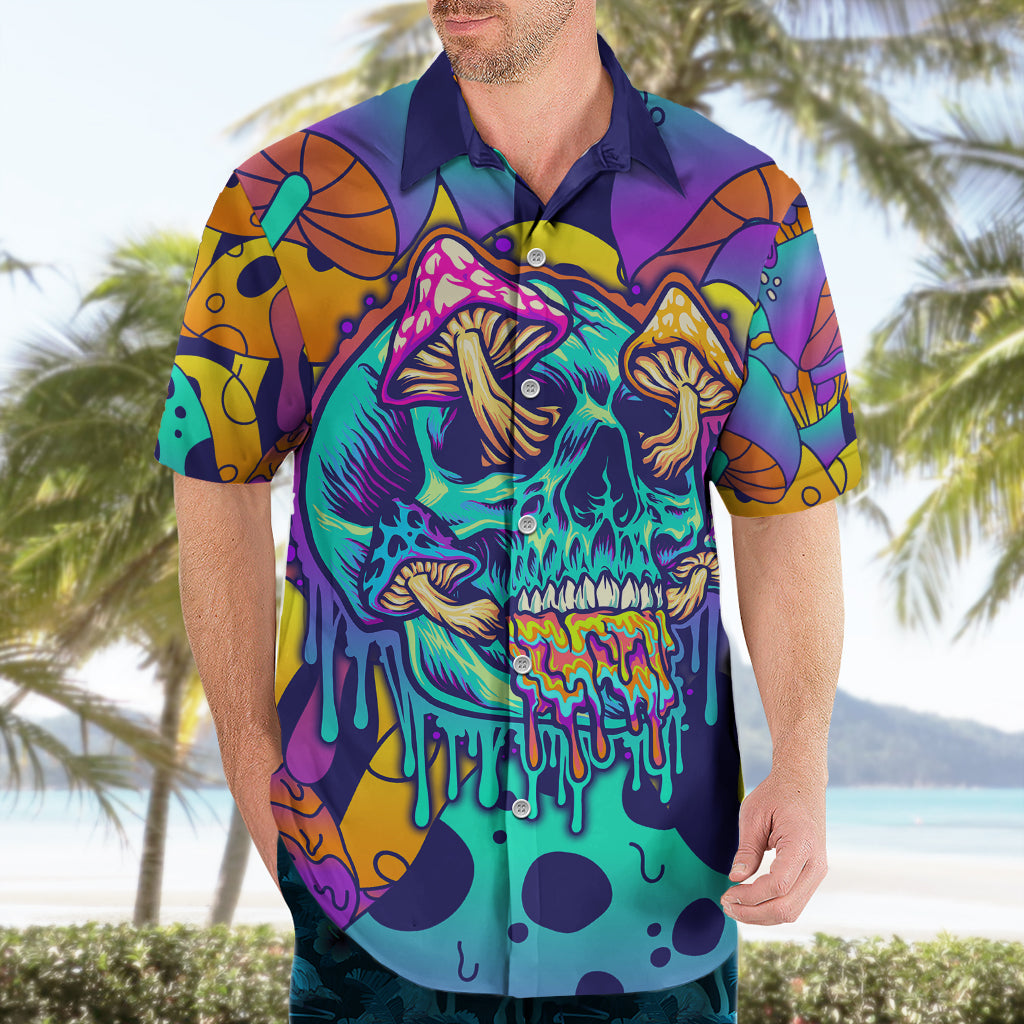 High Feel Skull Hawaiian Shirt What Is Heaven - Wonder Print Shop