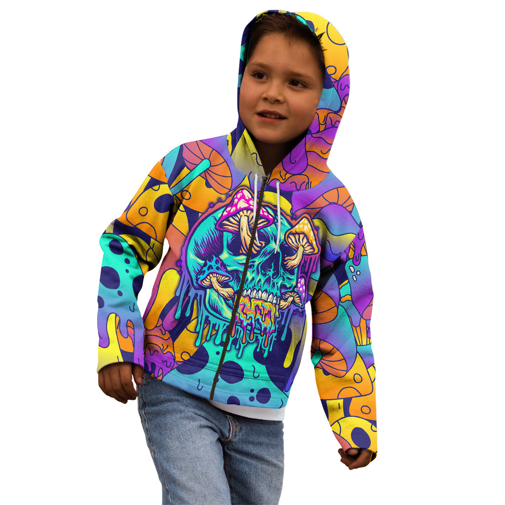 High Feel Skull Kid Hoodie What Is Heaven - Wonder Print Shop