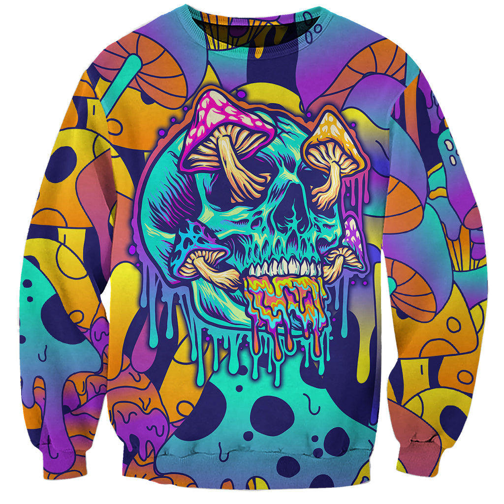 High Feel Skull Sweatshirt What Is Heaven - Wonder Print Shop