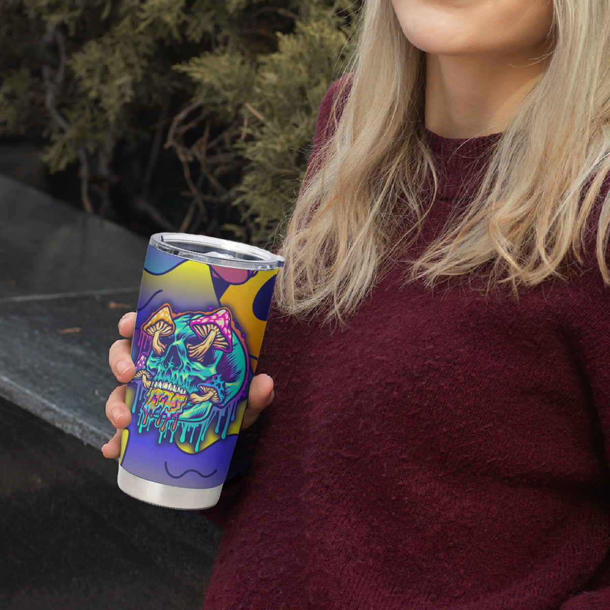 High Feel Skull Tumbler Cup What Is Heaven - Wonder Print Shop