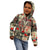 Skull Pattern Kid Hoodie Demon Art - Come With Me - Wonder Print Shop