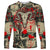 Skull Pattern Long Sleeve Shirt Demon Art - Come With Me - Wonder Print Shop