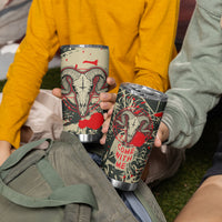 Skull Pattern Tumbler Cup Demon Art - Come With Me - Wonder Print Shop