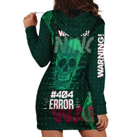 Technology Skull Hoodie Dress Warning - Erro 404 - Wonder Print Shop