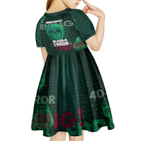 Technology Skull Kid Short Sleeve Dress Warning - Erro 404 - Wonder Print Shop