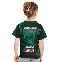 Technology Skull Kid T Shirt Warning - Erro 404 - Wonder Print Shop