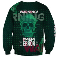Technology Skull Sweatshirt Warning - Erro 404 - Wonder Print Shop
