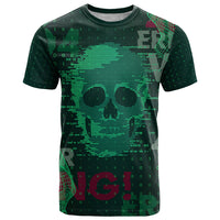 Technology Skull T Shirt Warning - Erro 404 - Wonder Print Shop