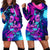 Space Skull Hoodie Dress Skeleton Color Neon Paint On Space - Wonder Print Shop
