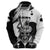 Black Joke Skull Hoodie Spade Ace Grunge Art - Wonder Print Shop