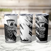 Black Joke Skull Tumbler Cup Spade Ace Grunge Art - Wonder Print Shop