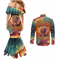 skull-flaming-couples-matching-mermaid-dress-and-long-sleeve-button-shirts-i-can-fix-stupid-but-its-gonna-hurt