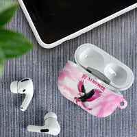 Pink Ribbon American Eagle AirPods Case Breast Cancer Awareness - Be Stronger Than The Storm