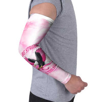 Pink Ribbon American Eagle Arm Sleeves Breast Cancer Awareness - Be Stronger Than The Storm