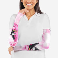 Pink Ribbon American Eagle Arm Sleeves Breast Cancer Awareness - Be Stronger Than The Storm