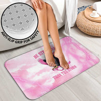 Pink Ribbon American Eagle Bathroom Set Breast Cancer Awareness - Be Stronger Than The Storm