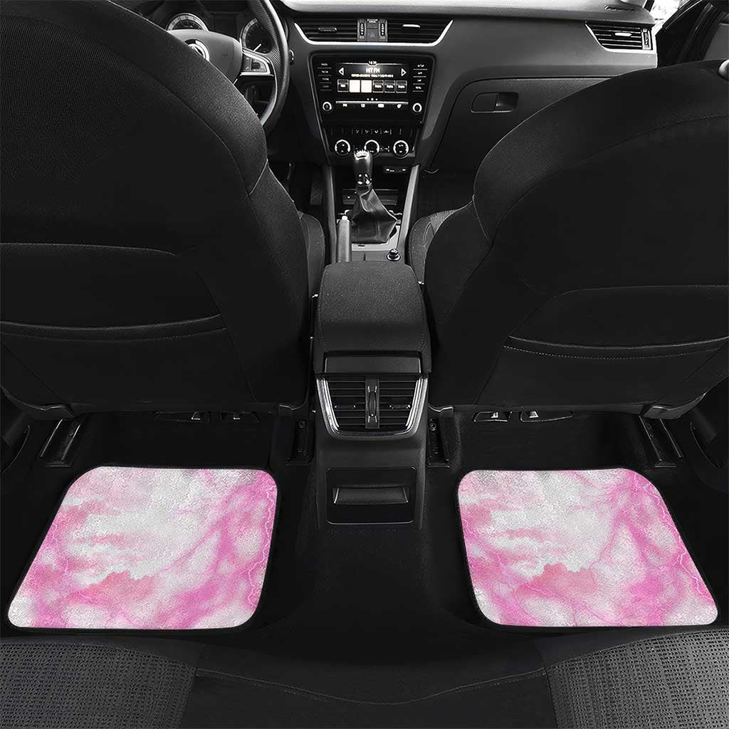 Pink Ribbon American Eagle Car Mats Breast Cancer Awareness - Be Stronger Than The Storm