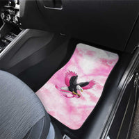 Pink Ribbon American Eagle Car Mats Breast Cancer Awareness - Be Stronger Than The Storm