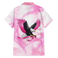 Pink Ribbon American Eagle Family Matching Summer Maxi Dress and Hawaiian Shirt Breast Cancer Awareness - Be Stronger Than The Storm