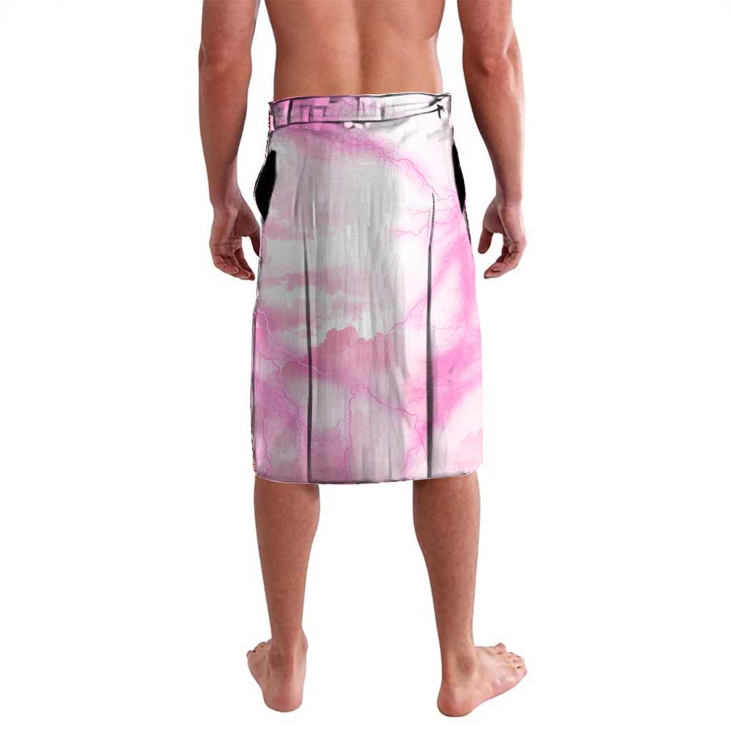 Pink Ribbon American Eagle Lavalava Breast Cancer Awareness - Be Stronger Than The Storm