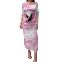 Pink Ribbon American Eagle Puletasi Breast Cancer Awareness - Be Stronger Than The Storm