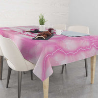 Pink Ribbon American Eagle Tablecloth Breast Cancer Awareness - Be Stronger Than The Storm