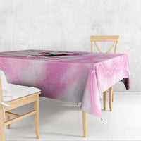 Pink Ribbon American Eagle Tablecloth Breast Cancer Awareness - Be Stronger Than The Storm