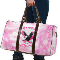 Pink Ribbon American Eagle Travel Bag Breast Cancer Awareness - Be Stronger Than The Storm