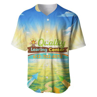 Quality Learning Center Baseball Jersey Funny Day Care Bright and Playful Branded