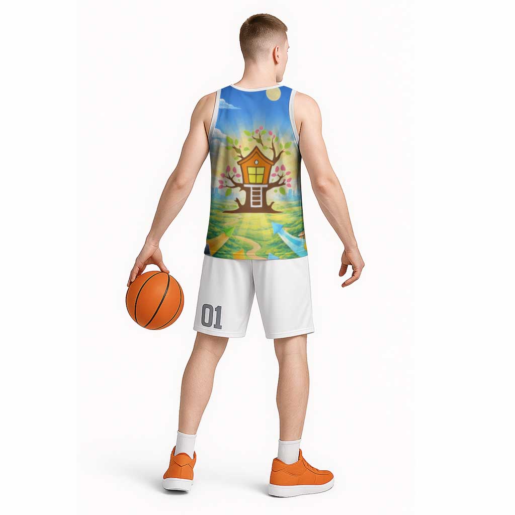 Quality Learning Center Basketball Jersey Funny Day Care Bright and Playful Branded