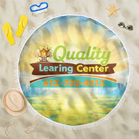 Quality Learning Center Beach Blanket Funny Day Care Bright and Playful Branded