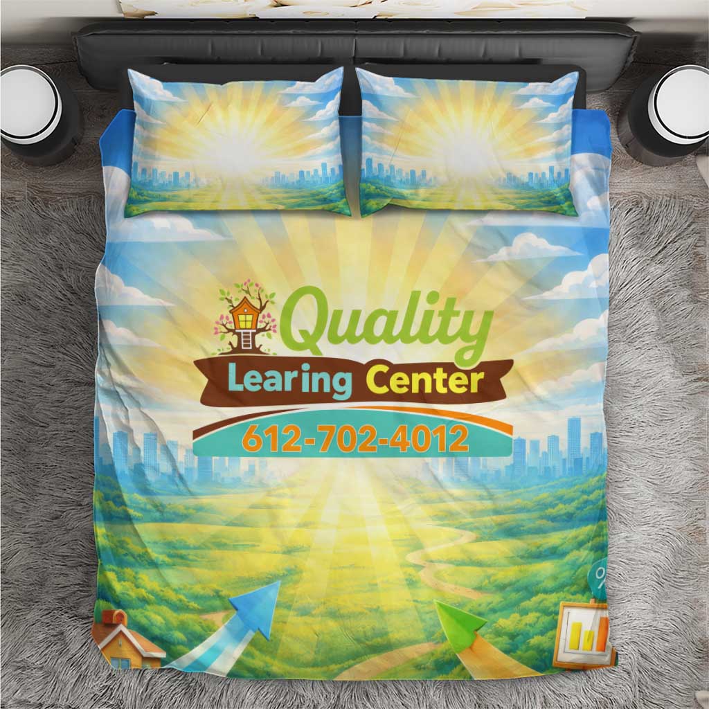 Quality Learning Center Bedding Set Funny Day Care Bright and Playful Branded