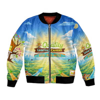 Quality Learning Center Bomber Jacket Funny Day Care Bright and Playful Branded
