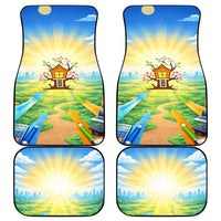 Quality Learning Center Car Mats Funny Day Care Bright and Playful Branded