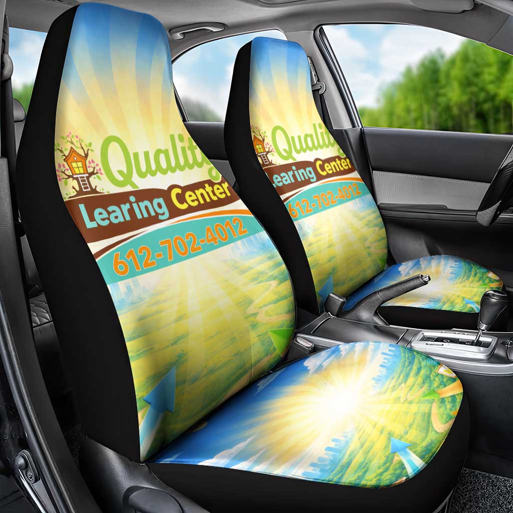 Quality Learning Center Car Seat Cover Funny Day Care Bright and Playful Branded