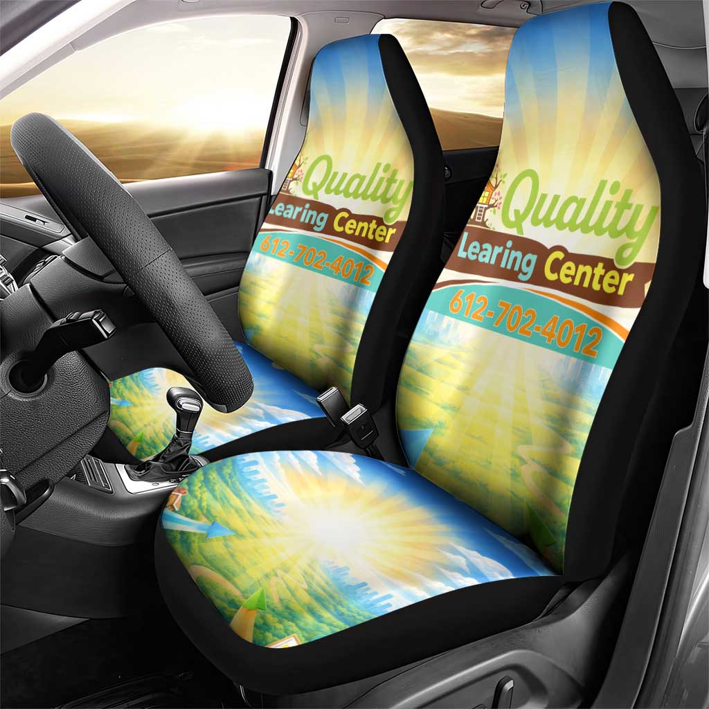 Quality Learning Center Car Seat Cover Funny Day Care Bright and Playful Branded
