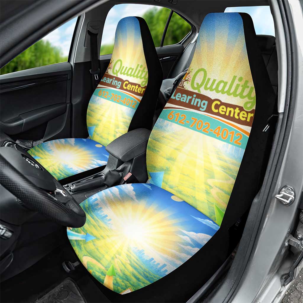 Quality Learning Center Car Seat Cover Funny Day Care Bright and Playful Branded