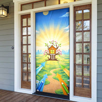 Quality Learning Center Door Cover Funny Day Care Bright and Playful Branded