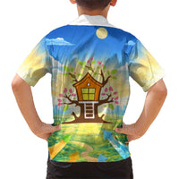 Quality Learning Center Family Matching Mermaid Dress and Hawaiian Shirt Funny Day Care Bright and Playful Branded