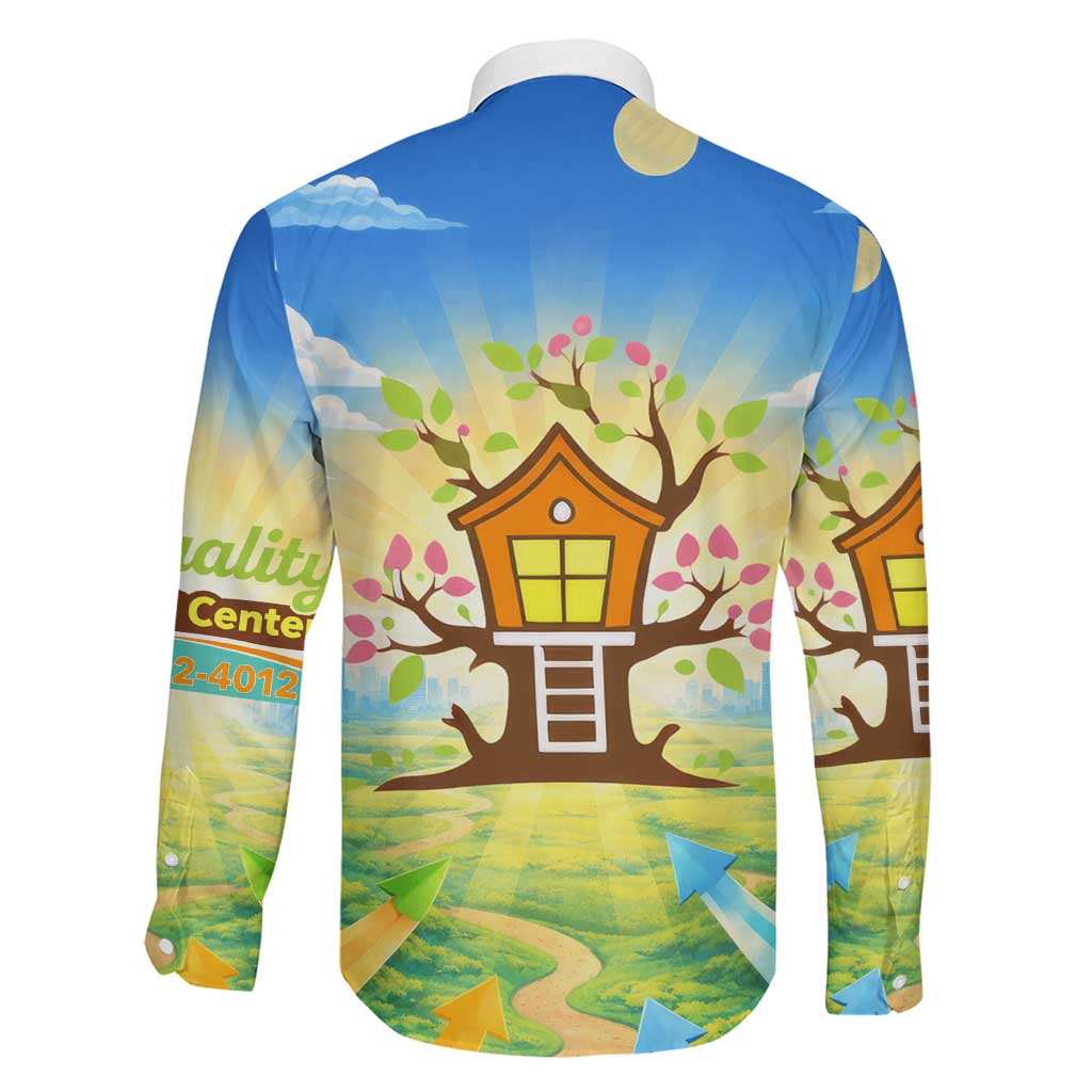 Quality Learning Center Family Matching Mermaid Dress and Hawaiian Shirt Funny Day Care Bright and Playful Branded