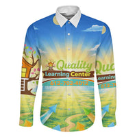 Quality Learning Center Family Matching Puletasi and Hawaiian Shirt Funny Day Care Bright and Playful Branded