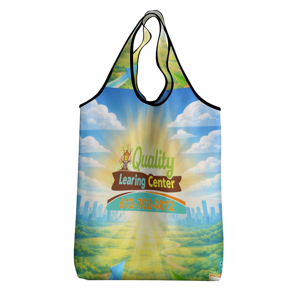 Quality Learning Center Grocery Bag Funny Day Care Bright and Playful Branded