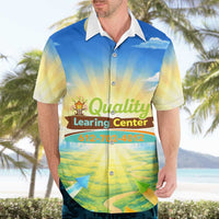Quality Learning Center Hawaiian Shirt Funny Day Care Bright and Playful Branded