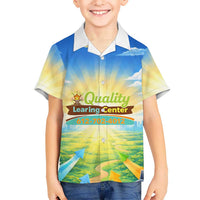 Quality Learning Center Hawaiian Shirt Funny Day Care Bright and Playful Branded