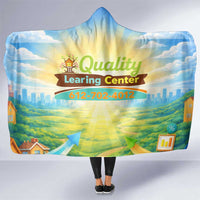 Quality Learning Center Hooded Blanket Funny Day Care Bright and Playful Branded