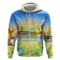 Quality Learning Center Hoodie Funny Day Care Bright and Playful Branded
