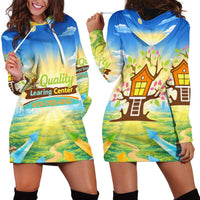 Quality Learning Center Hoodie Dress Funny Day Care Bright and Playful Branded