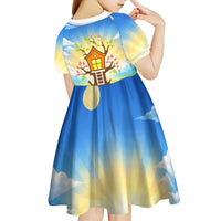 Quality Learning Center Kid Short Sleeve Dress Funny Day Care Bright and Playful Branded