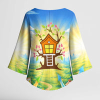 Quality Learning Center Kimono Sleeve Blouse Funny Day Care Bright and Playful Branded