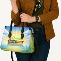 Quality Learning Center Leather Bag Funny Day Care Bright and Playful Branded
